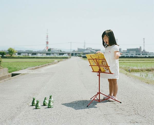 Japanese Dad Takes Conceptual Portraits of His Daughter