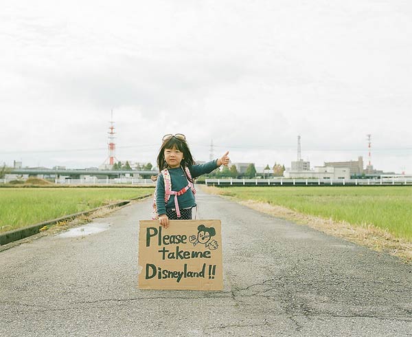 Japanese Dad Takes Conceptual Portraits of His Daughter