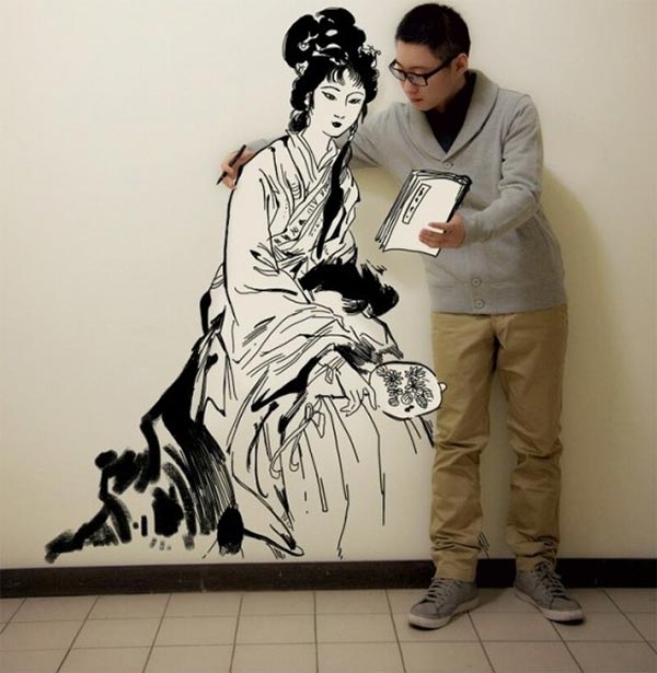 Manga Fan Brings 2D Art to Life Through Perspective