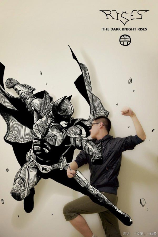 Comic Book Illustrations Cross Over Into the Real World