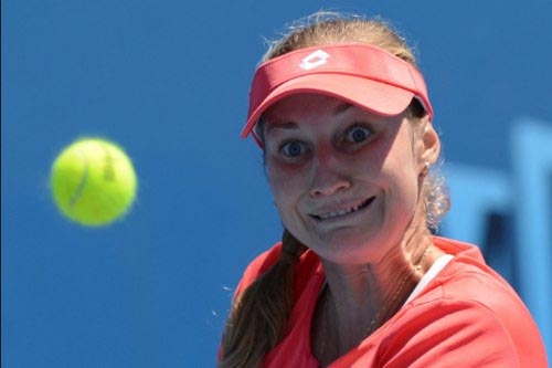 Funny Faces of Tennis Players