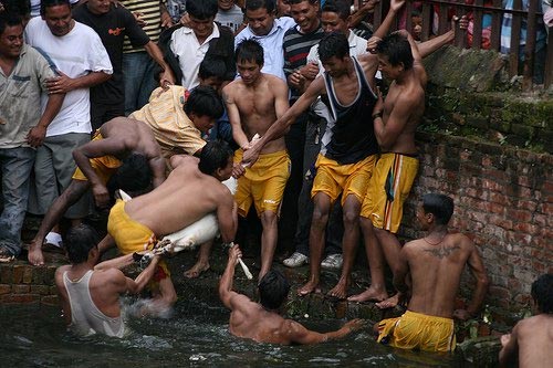 Bizarre Baby Goat Drowning Ritual