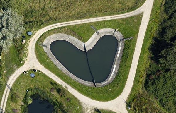 Gigantic Hearts From Above