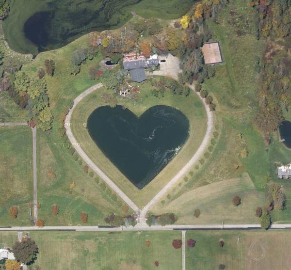 Gigantic Hearts From Above