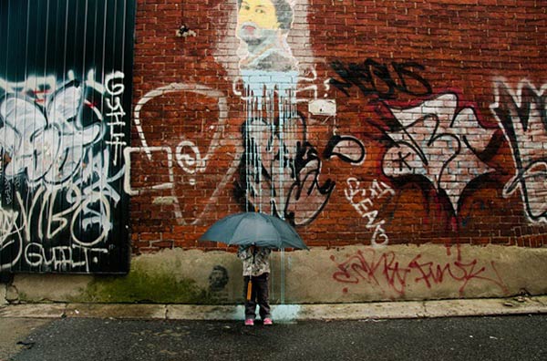 Imaginative Photographs Show People Interacting with Street Art