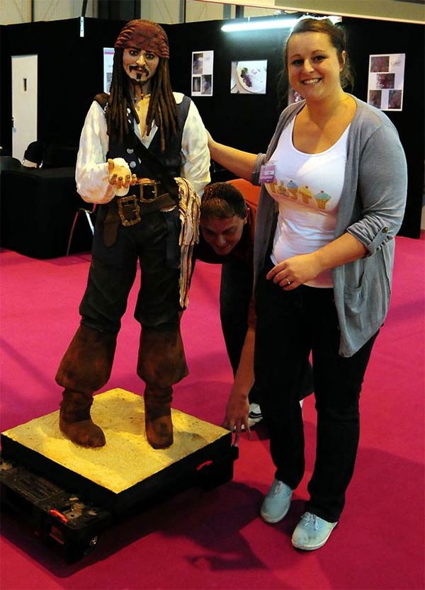 Life-Sized Johnny Depp Cake