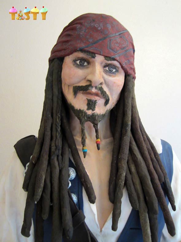 Life-Sized Johnny Depp Cake