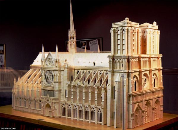 Matchstick Replica of Cathedral