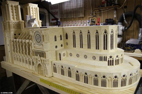 Matchstick Replica of Cathedral