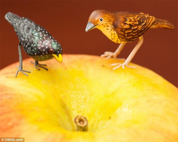 Miniature Animal Sculptures by Sadie Campbell