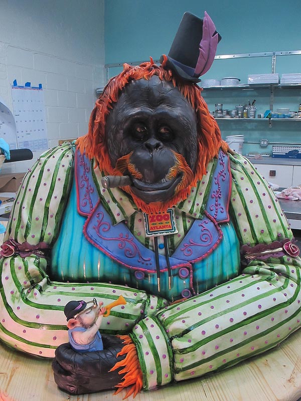 Orangutan Cake Design by Karen Portaleo