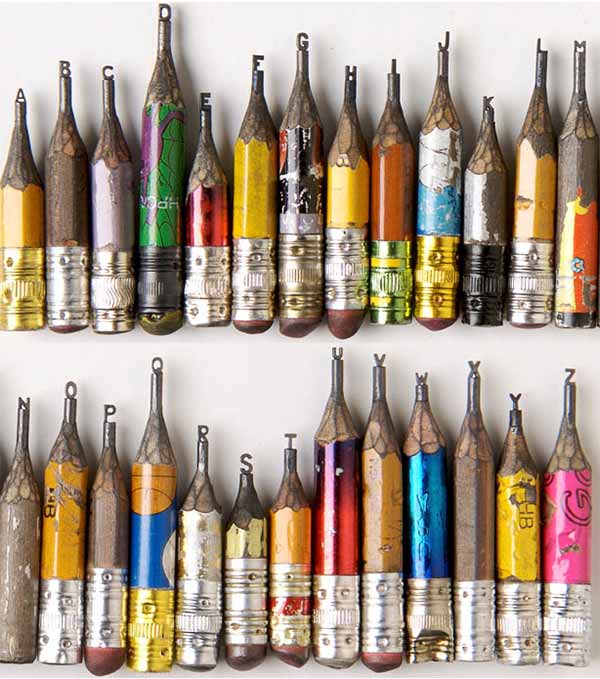 Pencil Tips Sculptures