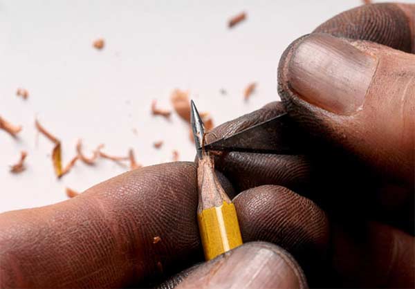 Pencil Tips Sculptures