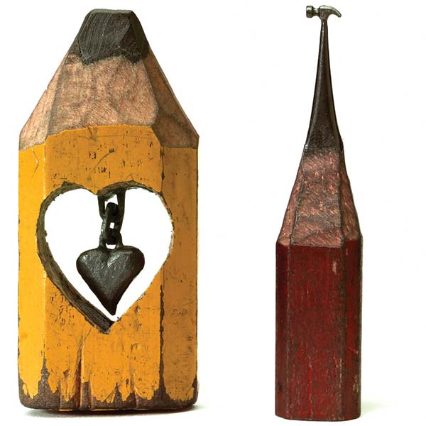 Pencil Tips Sculptures