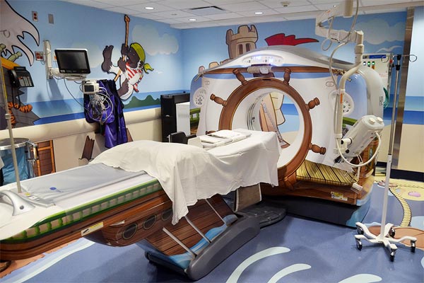 Pirate-Themed CAT Scan Machine