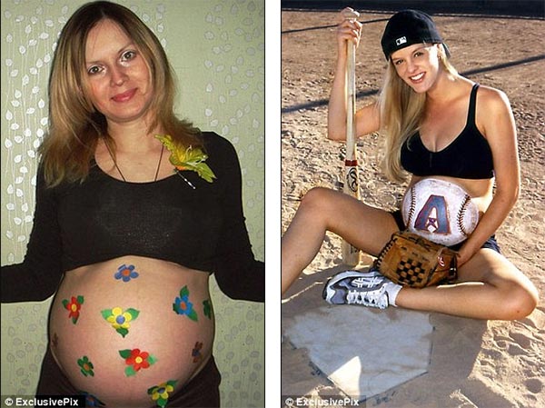 Pregnant Bellies Painted with Incredible Works of Art