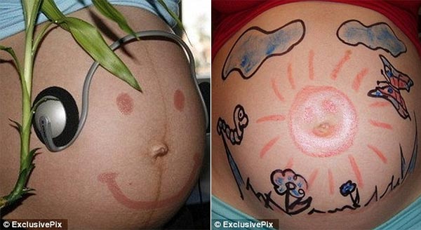 Pregnant Belly Decorations