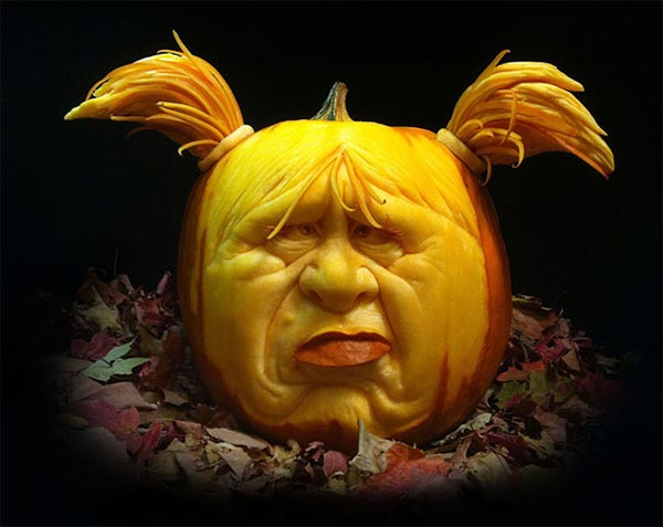 Pumpkin Carvings by Ray Villafane