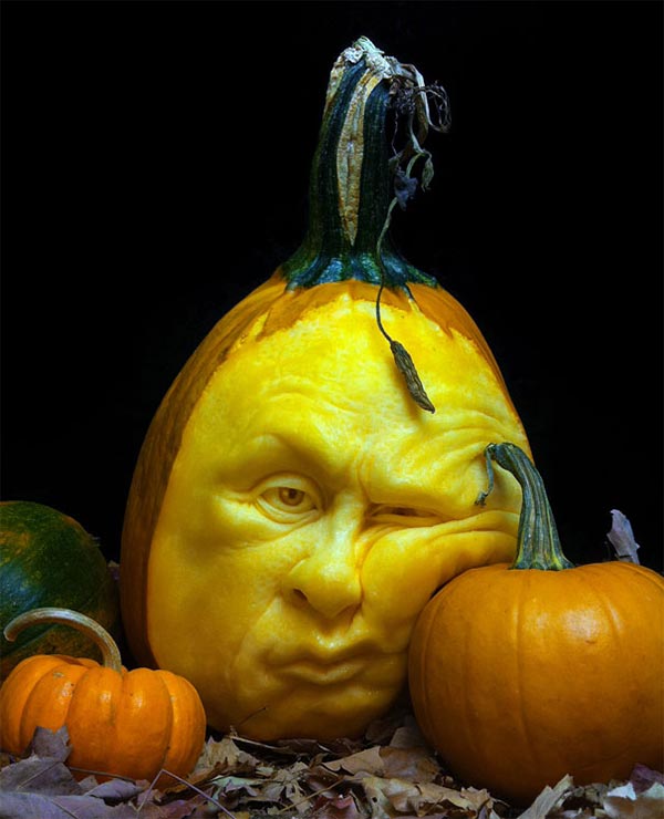Pumpkin Carvings by Ray Villafane