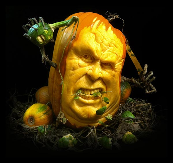 Pumpkin Carvings by Ray Villafane