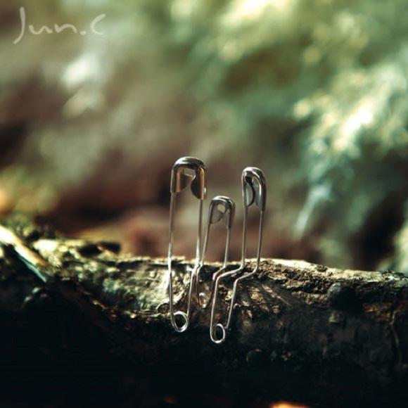 Safety Pin People by Jun C