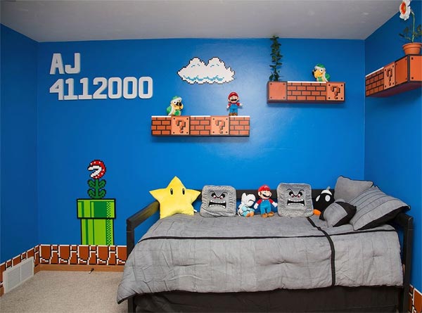 Bedroom Inspired by Super Mario