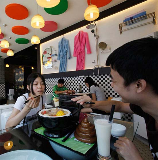 Modern Toilet Restaurant in Taiwan