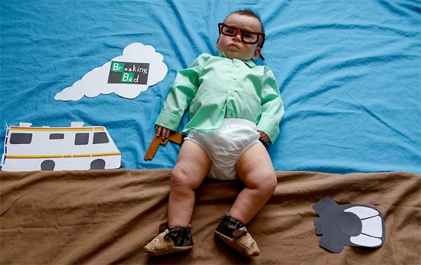 Adorable baby dresses up as all your favorite TV characters