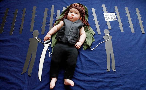 Adorable baby dresses up as all your favorite TV characters