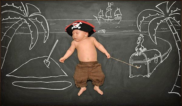 Creative Mommy Makes Blackboard Adventures for Baby