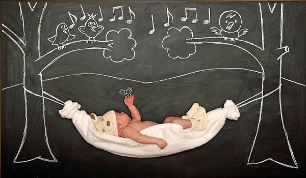 Creative Mommy Makes Blackboard Adventures for Baby