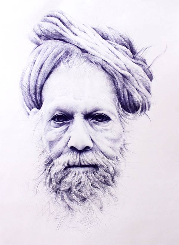 Ballpoint Pen Drawings by Toni Efer