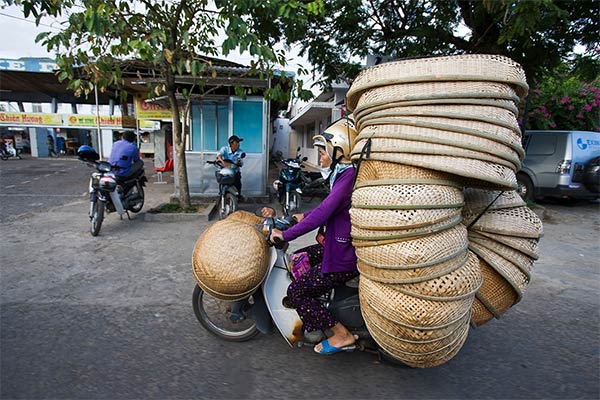 Vietnam's Motorbikes Carry Mind-Boggling Loads of Stuff