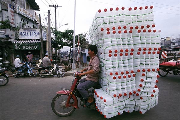 Vietnam's Motorbikes Carry Mind-Boggling Loads of Stuff