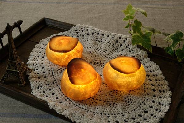 Bread Lamps Made From Actual Bread