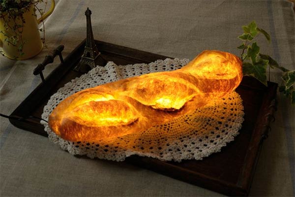 Bread Lamps Made From Actual Bread