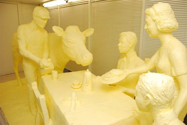 Butter Sculptures by Jim Victor