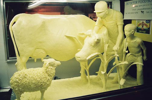 Butter Sculptures by Jim Victor