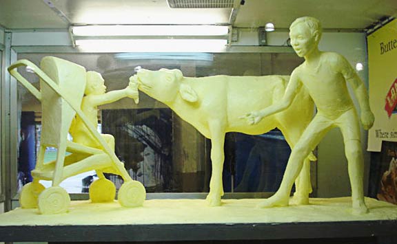 Butter Sculptures by Jim Victor