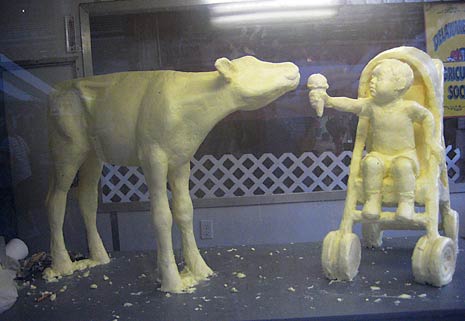 Butter Sculptures by Jim Victor