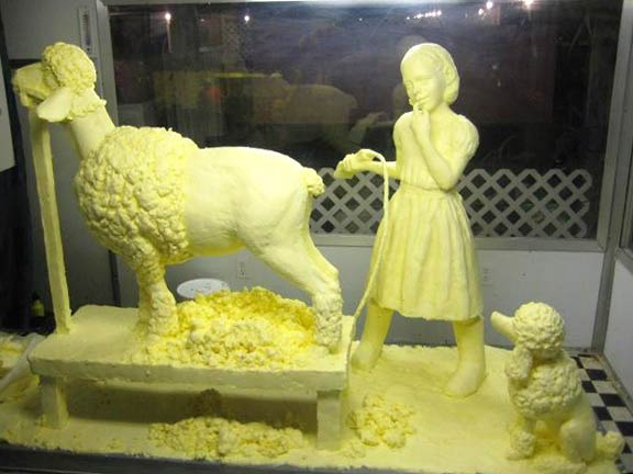 Butter Sculptures by Jim Victor