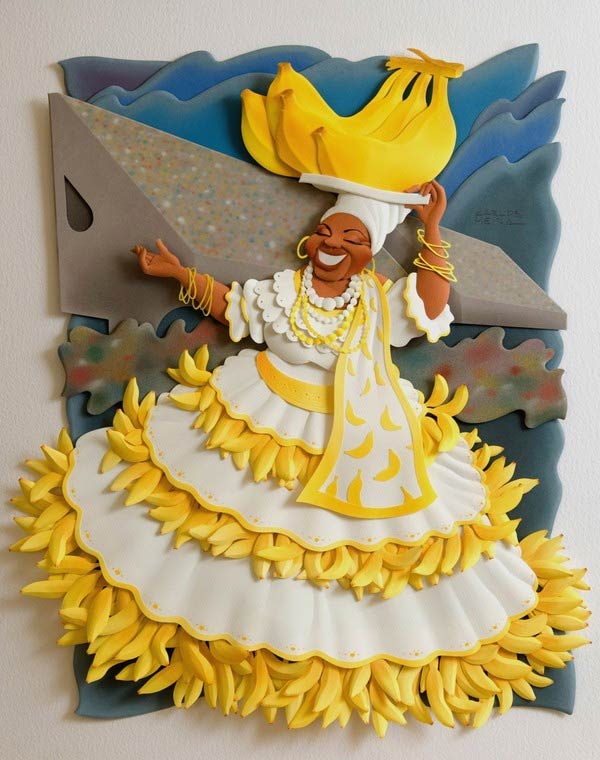 Brazil Carnival Paper Sculpture