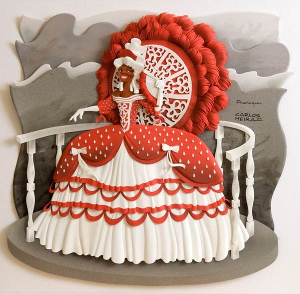 Carnival Paper Sculpture