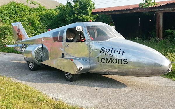 Cessna Aircraft Converted Into A Car