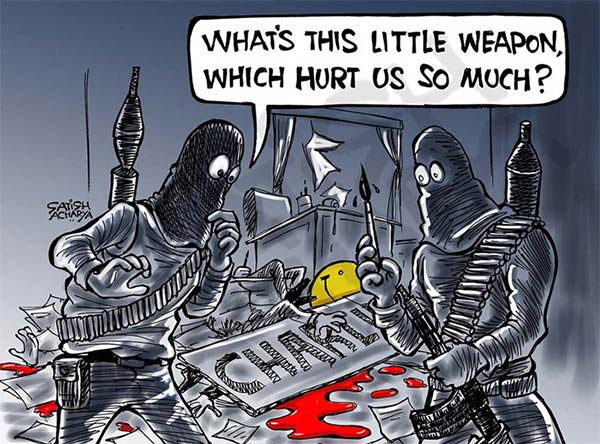 Cartoonists Pay Tribute to Charlie Hebdo Victims