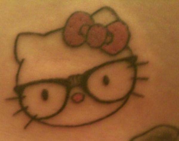 Crazy Hello Kitty Tattoo