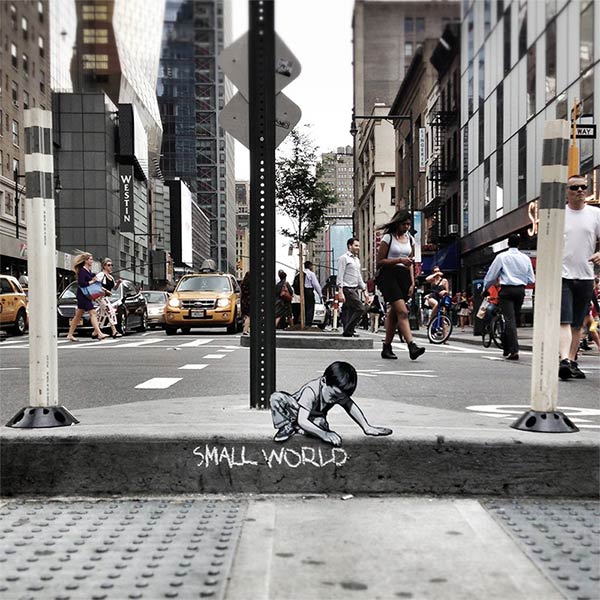 Street Art Installations Featuring Tiny Cutout Figures