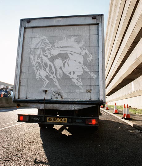 Drawings on Dirty Trucks by Ben Long