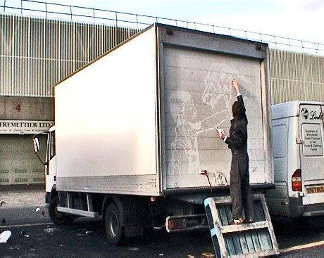 Drawings on Dirty Trucks by Ben Long