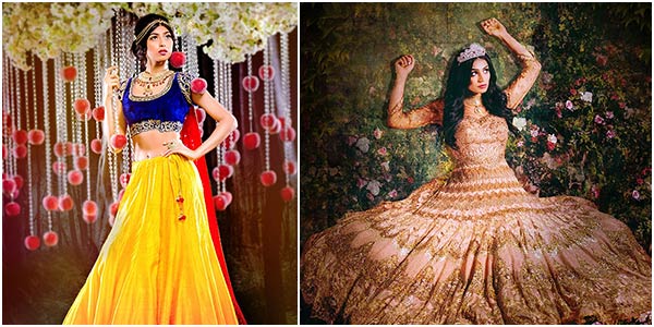 Disney Princesses Transformed Into Indian Brides